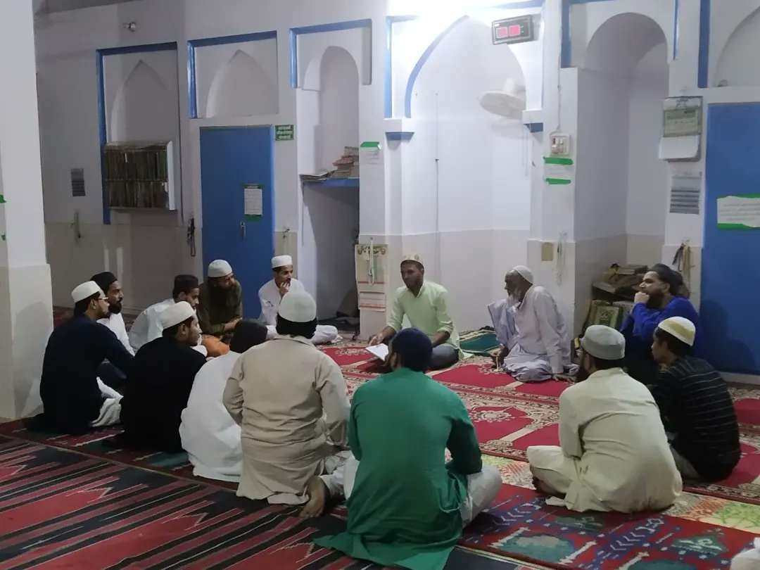 Shahjahanp75050's tweet photo. Today,Shahjahanpur unit organized Qayam ul Lail program at Muhammadi Masjid, Jhanda with reference to Ramadhan Campaign.
#Ramadan2023 #RamadanKareem #RamadanCampaign #Islam #Muslim #Quran #Life #SIOofIndia #SIOUPWest #SIOShahjahanpur https://t.co/oGaJub8En8