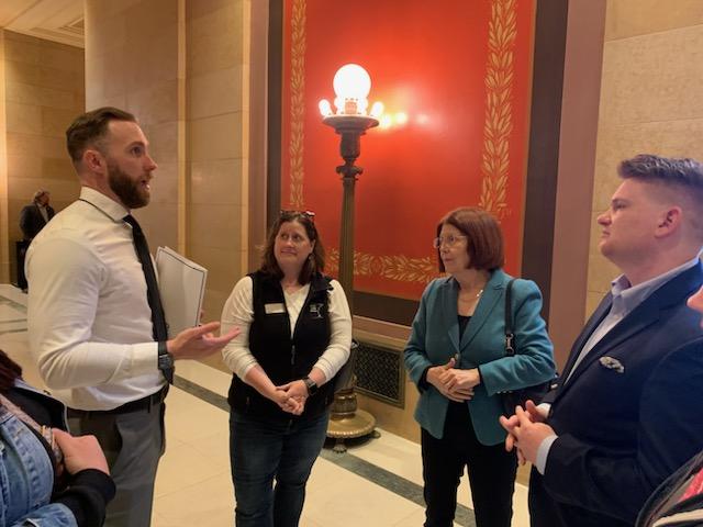 rea1mn's tweet image. Thankful to members that make time to meet with our local legislators to advocate for the needs of our students and our members. And thankful for legislators that take the time to listen and understand those needs. #fundourschools #edmnvotes #rochmn