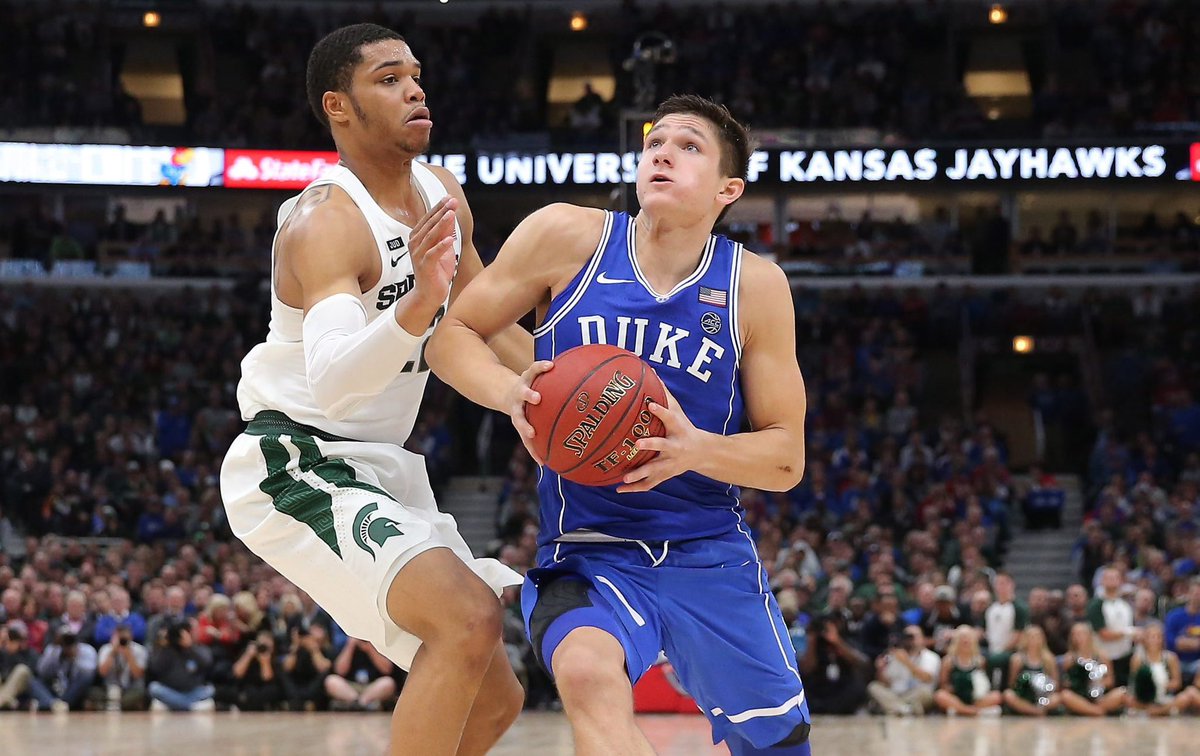 CBKReport's tweet photo. (2011-) Every Champions Classic result:

2011
• Duke 74 Michigan State 69
• Kentucky 75 Kansas 65 

2012
• Michigan State 67 Kansas 64 
• Duke 74 Kentucky 68 

2013 
• Michigan State 78 Kentucky 74
• Kansas 94 Duke 83 

2014
• Duke 81 Michigan State 71 
• Kentucky 72 Kansas 40

2015
• Kentucky 74 Duke 63
• Michigan State 79 Kansas 73

2016
• Kentucky 69 Michigan State 48
• Kansas 77 Duke 75 

2017
• Duke 88 Michigan State 81 
• Kansas 65 Kentucky 61 

2018
• Kansas 92 Michigan State 87
• Duke 118 Kentucky 84 

2019
• Duke 68 Kansas 66
• Kentucky 69 Michigan State 62

2020
• Michigan State 75 Duke 69
• Kansas 65 Kentucky 62 

2021
• Kansas 87 Michigan State 74 
• Duke 79 Kentucky 71

2022
• Kansas 69 Duke 64
• Michigan State 86 Kentucky 77

2023
• Duke vs Michigan state 👀 
• Kansas vs Kentucky 👀 

H2H records

Kansas 
• 3-1 vs Duke 
• 2-2 vs Kentucky
• 2-2 vs Michigan State 

Duke
• 1-3 vs Kansas 
• 3-1 vs Kentucky 
• 3-1 vs Michigan State

Kentucky 
• 1-3 vs Duke 
• 2-2 vs Kansas 
• 2-2 vs Michigan State 

Michigan State 
• 1-3 vs Duke 
• 2-2 vs Kansas 
• 2-2 vs Kentucky