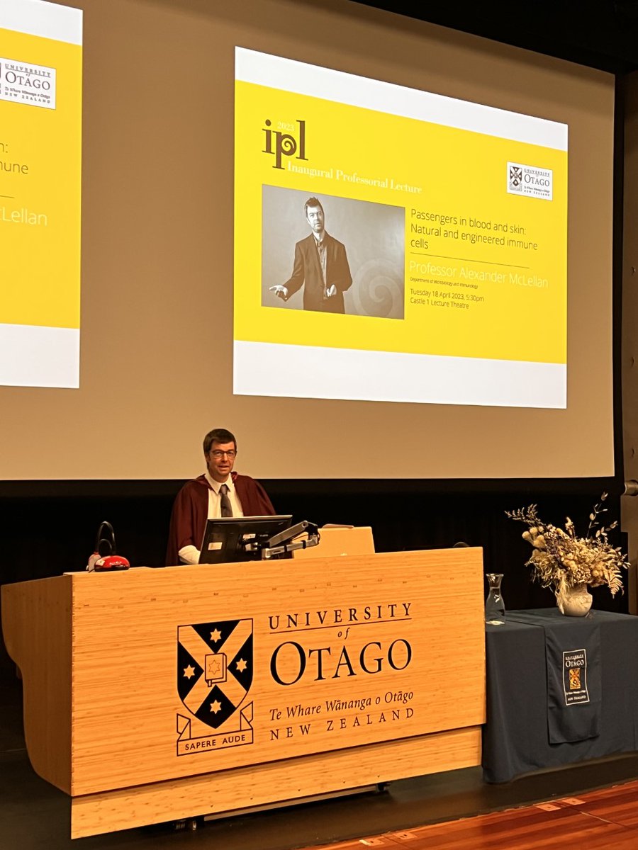 A great turnout for Professor Alexander McLellans IPL last night. Congratulations Professor McLellan and thank you to everyone who attended the lecture and celebration.