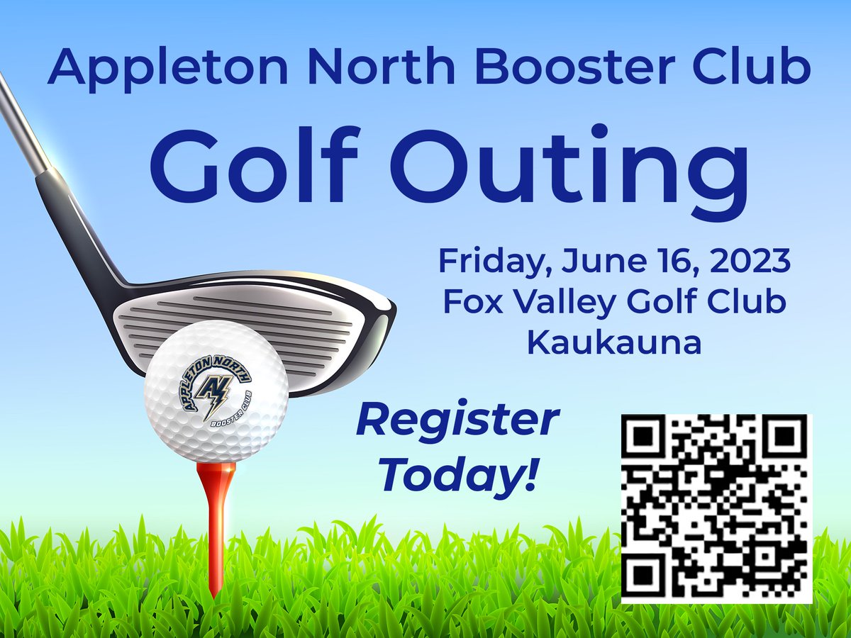 anhsboosterclub's tweet photo. Join our largest fundraiser at the Fox Valley Golf Club on Friday June 16 - all skill levels welcome! Visit our site to register and for sponsorship opportunities!
https://t.co/Qlz2L1fYX3
#GolfOuting #AppletonNorth #GoLightning https://t.co/Jqus9WHHu8