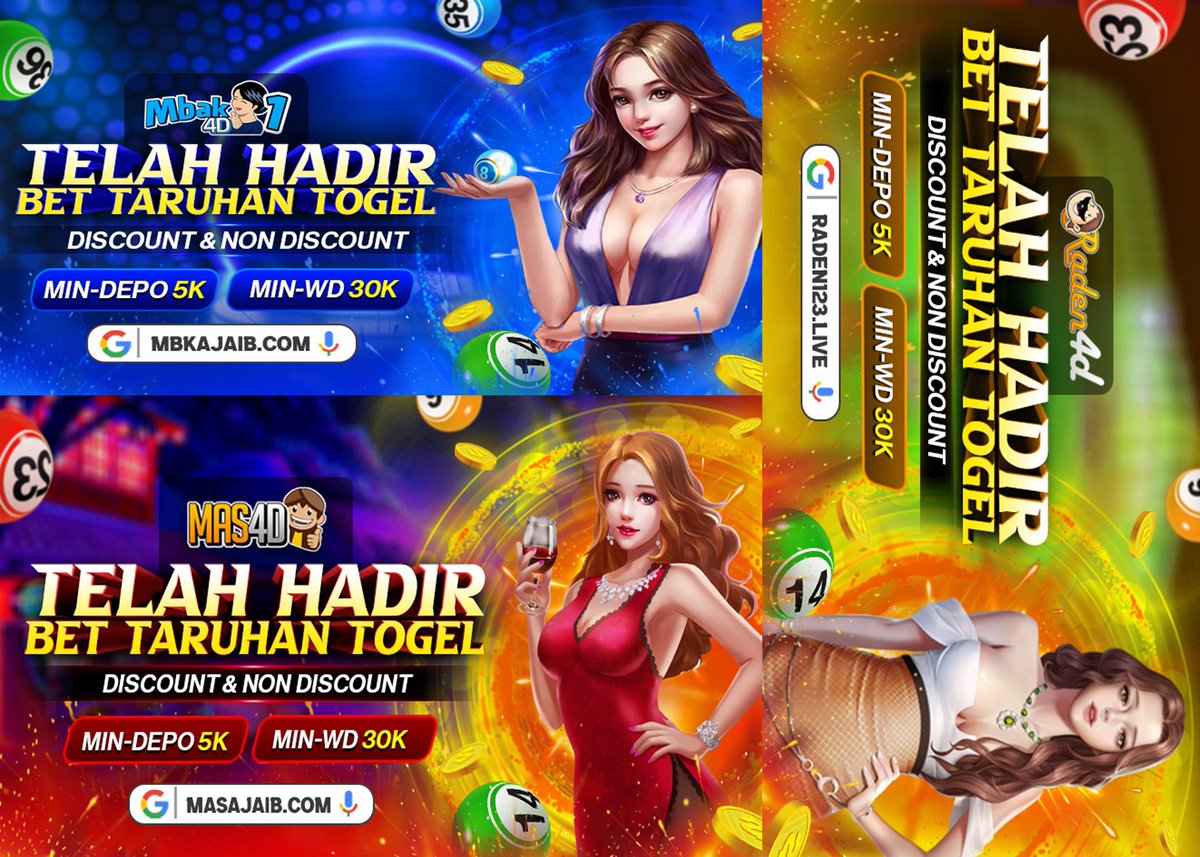 MBAKGROUP24's tweet photo. #mbak4d1 #mas4d #raden4d #mamajitu #mbaktoto #mbak4d2 #bulls4d #radian4d #mcmbola #mamaslot99 #taruhan #slotpulsa #situsjudionline #situsslotterpercaya #tembakikan #casinoonline #judislotpulsa #judipulsa #pragmaticplay #situsmainslot #livecasino #situsbola #slotpulsaonline https://t.co/4AuFBPy9G0
