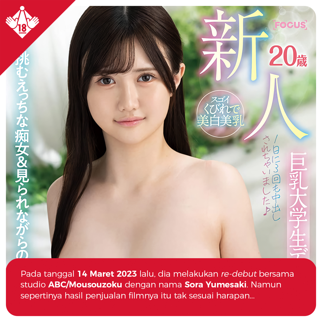 javminded on X: Sora Yumesaki (Rina Himeno) mengumumkan akan segera keluar  dari agensi manajemennya, SUMMIT dan berencana menghapus akun Twitternya.  Pertanda bakal pensiun yang kedua kalinya dari JAV? Dia hanya punya 1