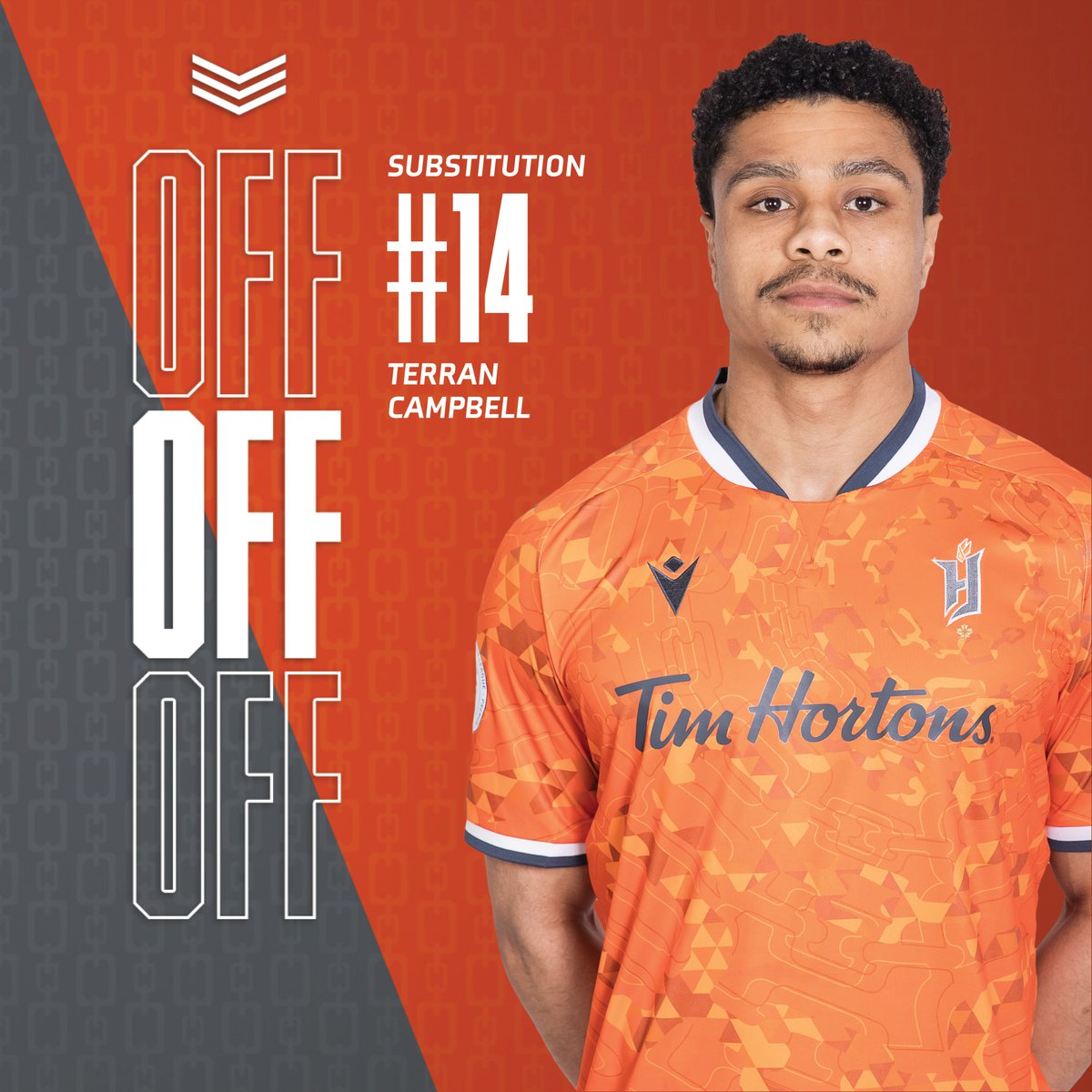 ForgeFCHamilton's tweet photo. Triple Substitution
ON ➡️: Jordan Hamilton
OFF ⬅️: Terran Campbell
ON ➡️: Aboubacar Sissoko
OFF ⬅️: Tristan Borges
⏱ 65' | #ForgeFC 3-0 #FCLaval https://t.co/KTqzggcYje
