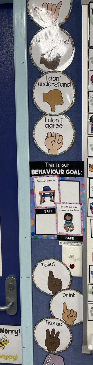 MikaylaSelmon's tweet photo. #acuedu_p
Saw this in a classroom I was casual teaching at. Students really liked this way of communicating to the teacher without disturbing the class. https://t.co/YD7VUIDKvz