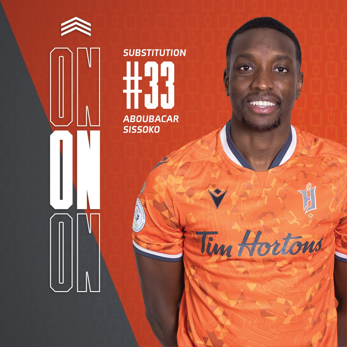 ForgeFCHamilton's tweet photo. Triple Substitution
ON ➡️: Jordan Hamilton
OFF ⬅️: Terran Campbell
ON ➡️: Aboubacar Sissoko
OFF ⬅️: Tristan Borges
⏱ 65' | #ForgeFC 3-0 #FCLaval https://t.co/KTqzggcYje