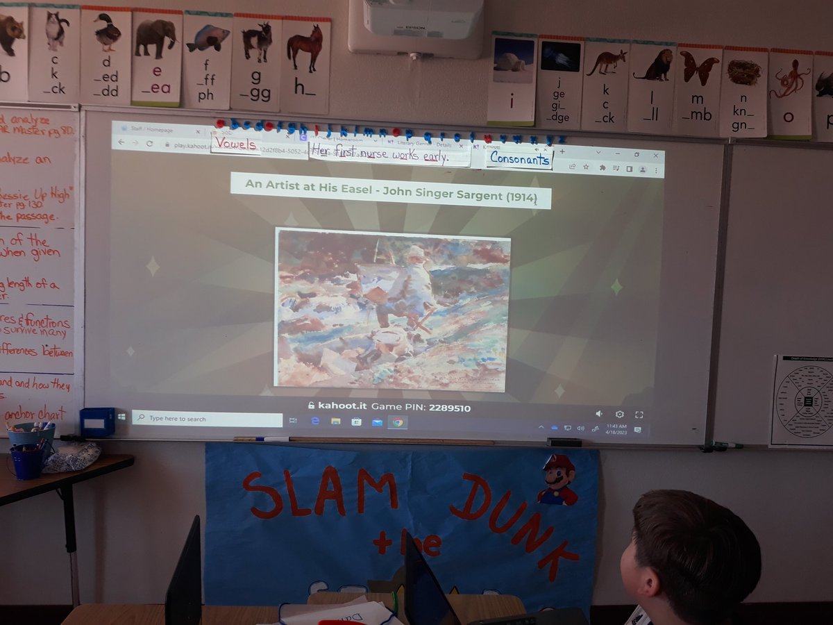 CNavar_BNES's tweet photo. Kahoot now allows for the integration of MUSIC, ART and learning. 3rd grade Scholars are ready #workhardtoplayhard #GratiTuesday #TeamSISD https://t.co/SxtfTRWYSY