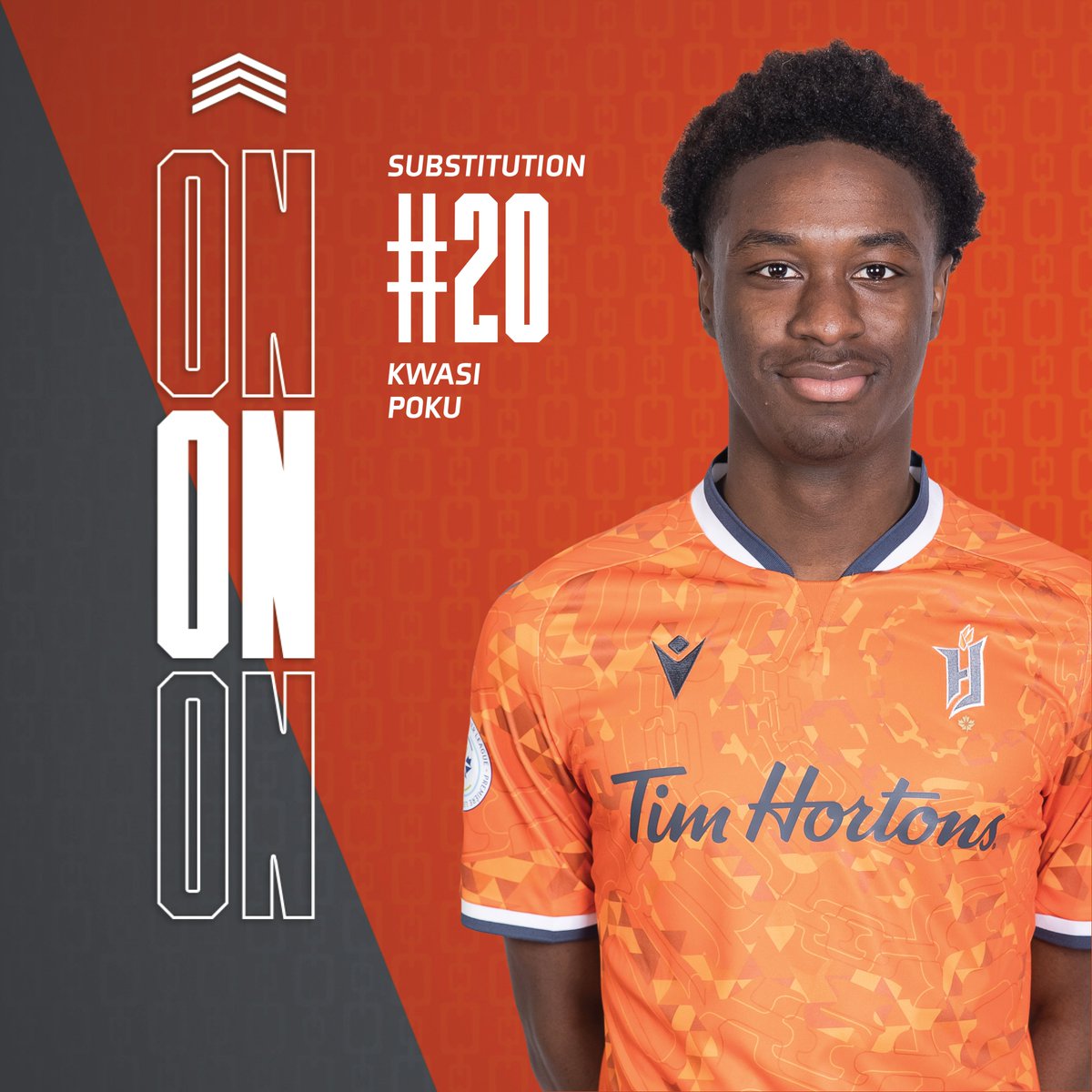 ForgeFCHamilton's tweet photo. Triple Substitution
ON ➡️: Kwasi Poku
OFF ⬅️: David Choinière
⏱ 65' | #ForgeFC 3-0 #FCLaval https://t.co/vpxOeZy4qy