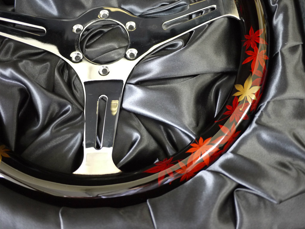 Makie Steering Wheel Autumn leaves – WISE platform.wise.art/?post_type=pro…