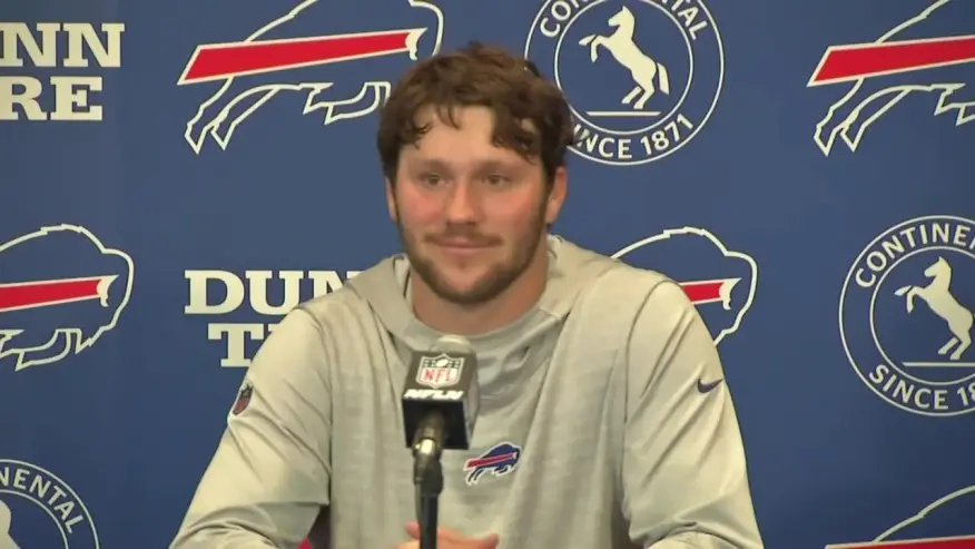 “I’ve never been as focused or locked in on football as I am right now,” Josh Allen said. trib.al/6sUd0db