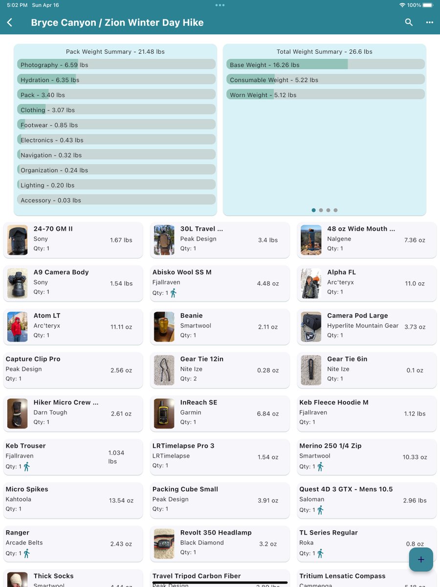 Who has an #android or #iOS Tablet and love #hiking or #backpacking ?! Our latest update optimizes our packing app for larger screen devices!

Download: dfts.app