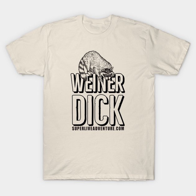 SLAPodcast's tweet image. New tees! teepublic.com/stores/super-l… #raccoon #possum #pseudovagina #weinerdick #slapodcast #podcast #tee #tshirt