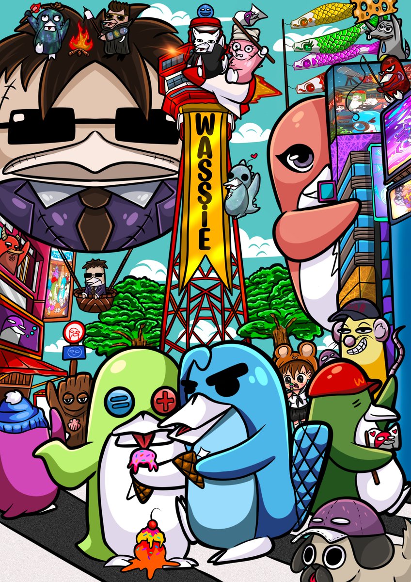 "HAPPY WASSIE WEDNESDAY IN TOKYO"

it's that time again where we celebrate it with our wassies fam but this time we're in TOKYO! everyone can claim my lil artwork and put this family picture in your wallet :3

open edition 0.015 ETH only♥️

app.manifold.xyz/c/wassie-wedne…