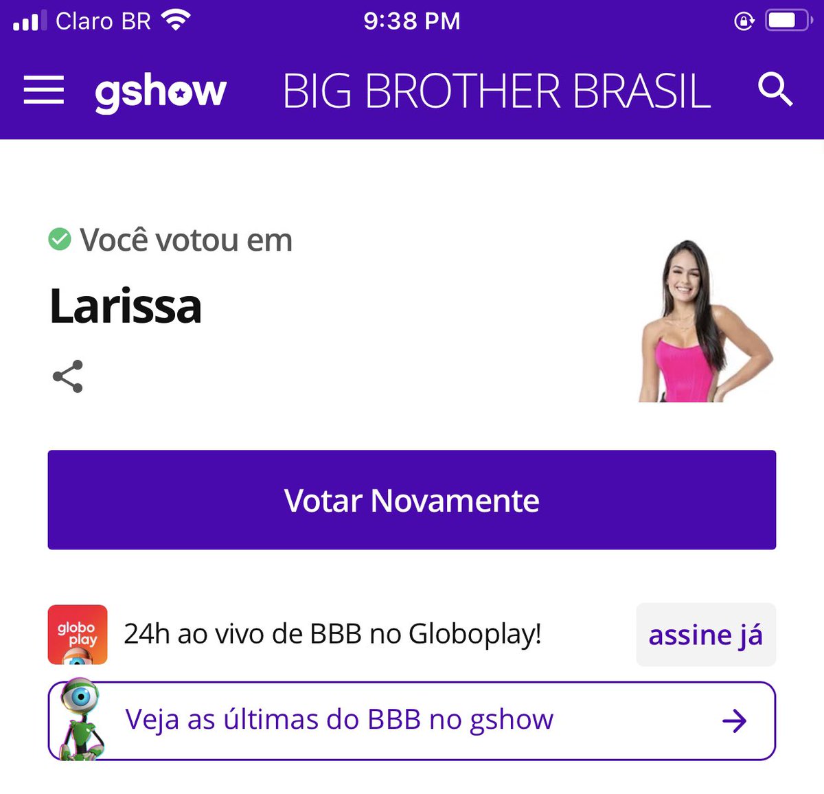 EvitarPeron_'s tweet photo. #ForaLarissa #bbb2023 https://t.co/U9ctndvbY6