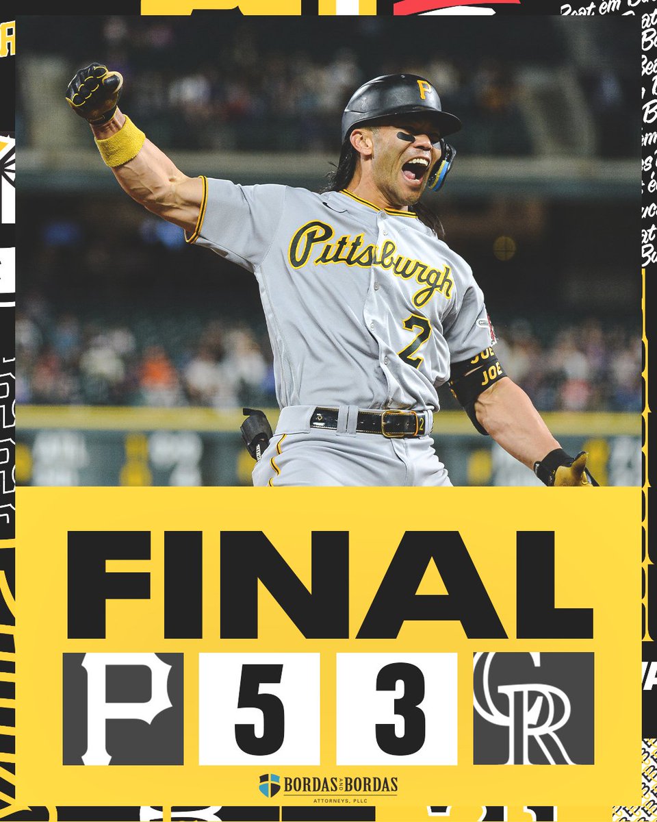 Pirates's tweet photo. Riding a Rocky Mountain high

#RaiseIt https://t.co/MZoUUwRVOX