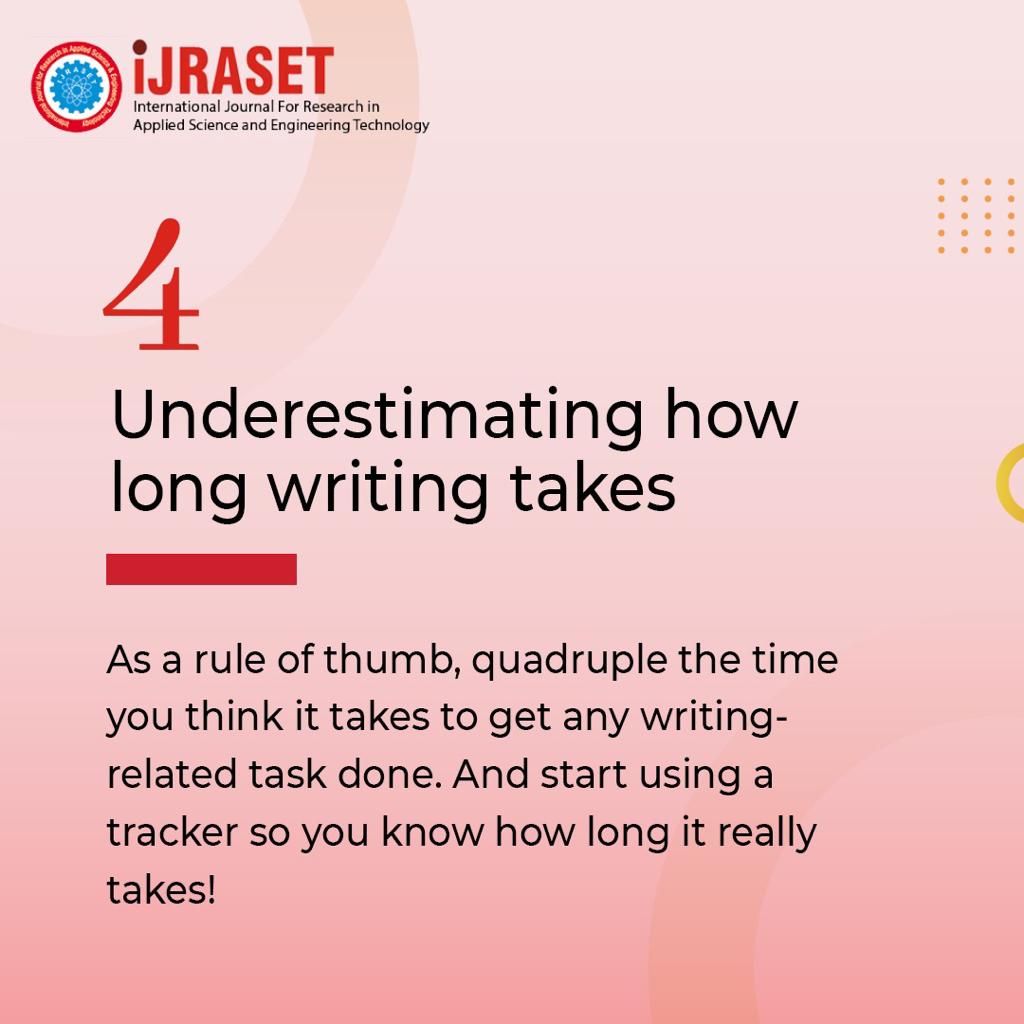 ijraset's tweet photo. Boost your research paper writing game with IJRASET's latest article Learn about 5 common mistakes PhD students make and how to avoid them. 

For details visit: https://t.co/uO2MqbtREn 
Whatsapp at: 08813907089 

#ijraset #phdwritingtips #academicsuccess #researchpaper #education https://t.co/6zH8sYcMJn