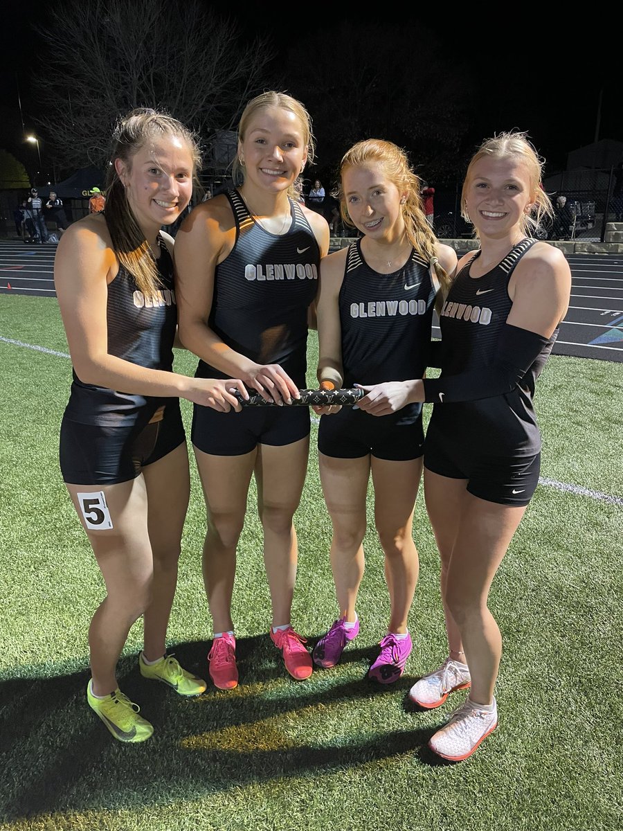 GCHSGTF's tweet photo. 4x4 of Brooklyn, Breckyn, Jenna, and Dan moves into 2nd in program history with a 4:06.95! https://t.co/wAGN1pCdgI