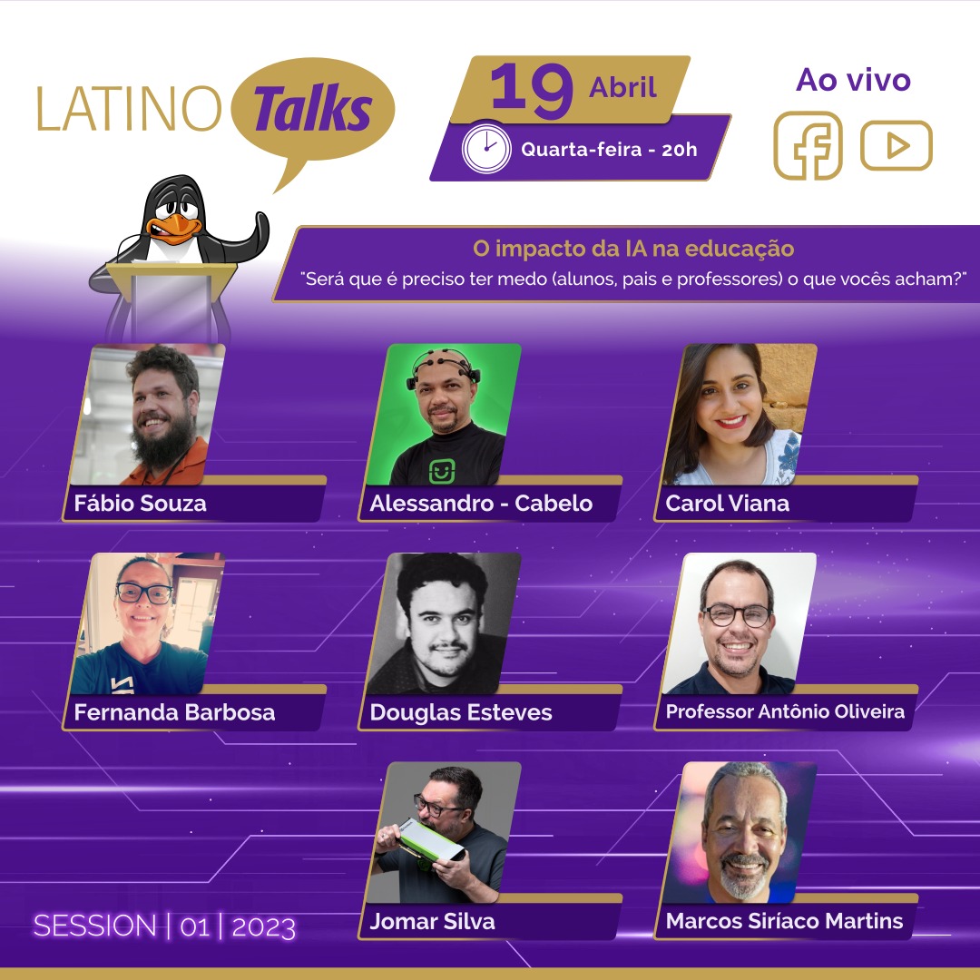 4Escola's tweet photo. Amanhã se inicia o LatinoTalks, um warmup para o congresso que acontecerá em outubro ou novembro de 2023. Será especial pois estaremos completando 20 anos! https://t.co/2bIxcLZdWa