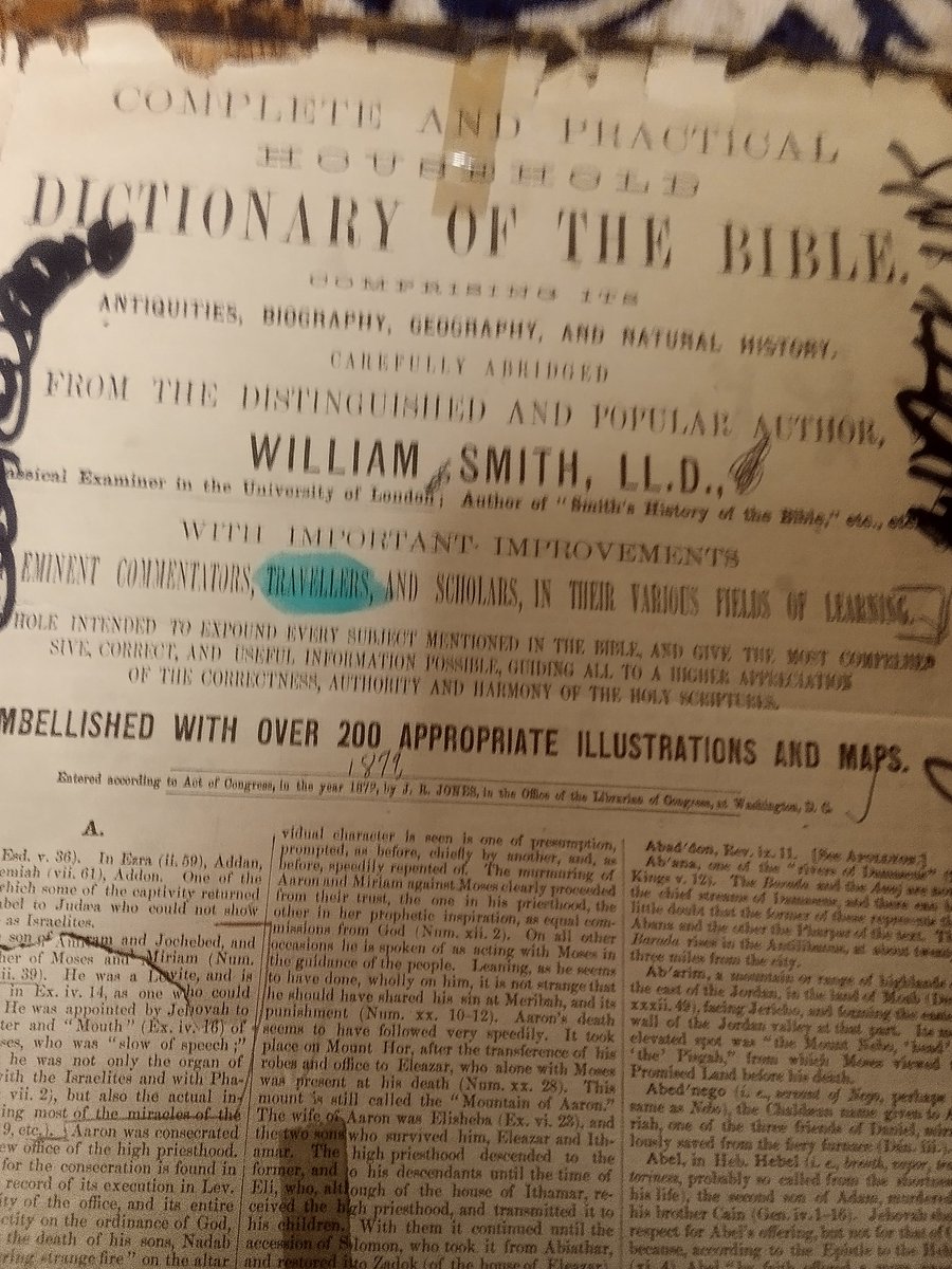 angelaswisdom's tweet image. #Tabernacle #Wilderness #KJV #EnteredAccordingToActOfCongress #InYear1879 #MyLateWatkinsHusbandBible .