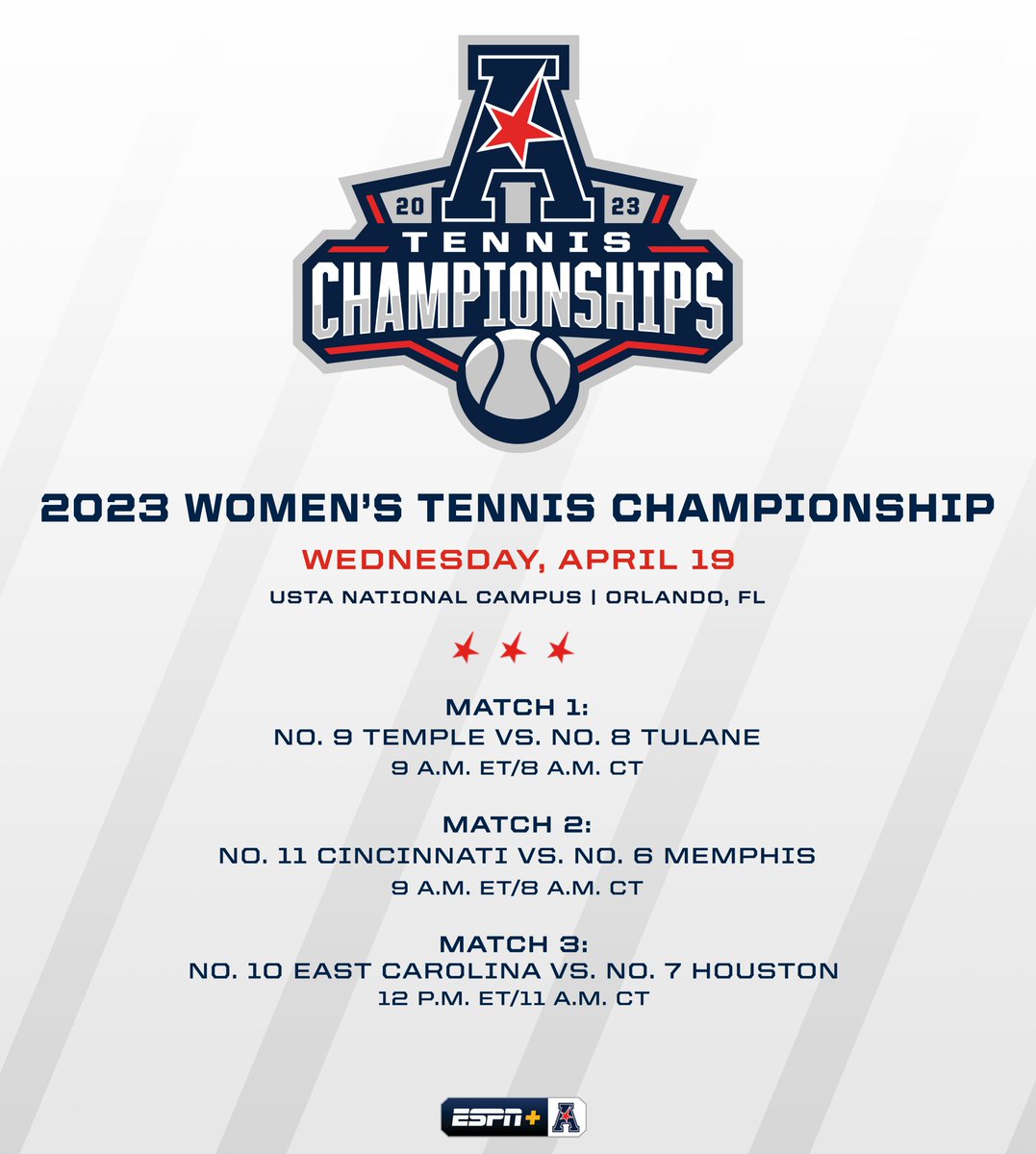 Day 1⃣ of The American Women's Tennis Championship!

First round from Orlando, FL starting at 9 a.m. ET🎾

Live scoring and updates 🔗 theamerican.org/tournaments/?i…