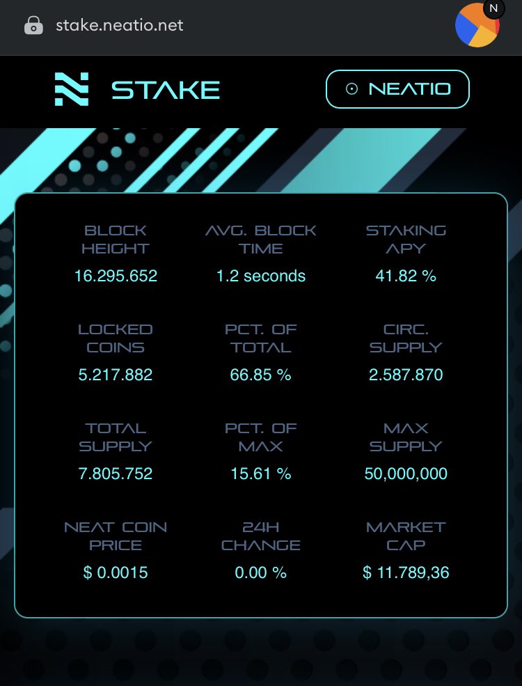 Patienceswhale's tweet photo. #NEAT coinlerinizi https://t.co/i6xJudNY36 adresinden stake ederek, %42 getiri oranı ile anlık kazanç elde edebilirsiniz.
#NEATIO $NEAT #Kadena $KDA #KDA $Flux #Flux #Ack $ACK #Acknoledger #Bitcoin #Ethereum #Crypto #cryptocurrencies #Web3 #NFT #kripto
Detaylar 👇 https://t.co/DSIWcUNjHd