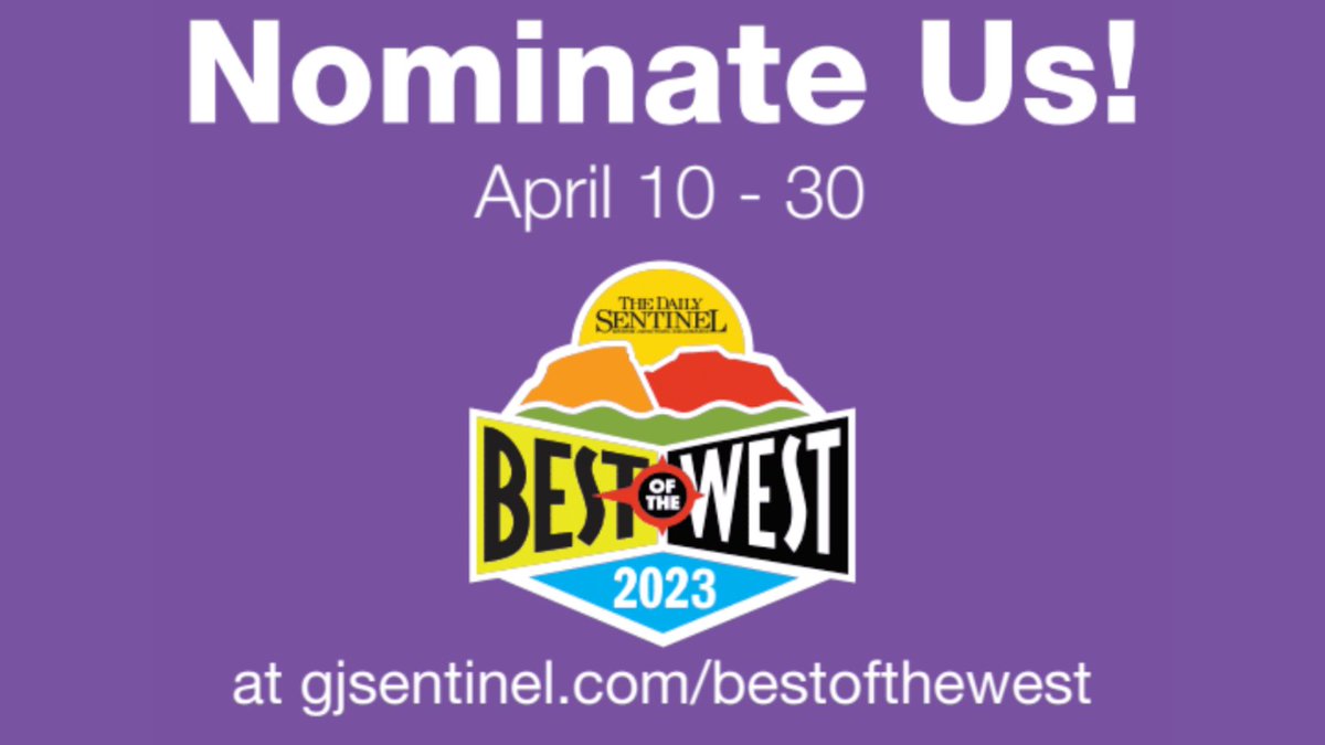 blrealtygj's tweet photo. 12 more days of voting on nominations! We would appreciate your vote! After that the REAL voting begins. 🗳
🖱 Scroll down to 🏠 Residential Real Estate Company - https://t.co/Vfk6jdf0Wo
#gjsentinel #mesacounty #bestofthewest #belocal #blrealty #coloradorealestate #gjrealestate https://t.co/eDREMPNWbn