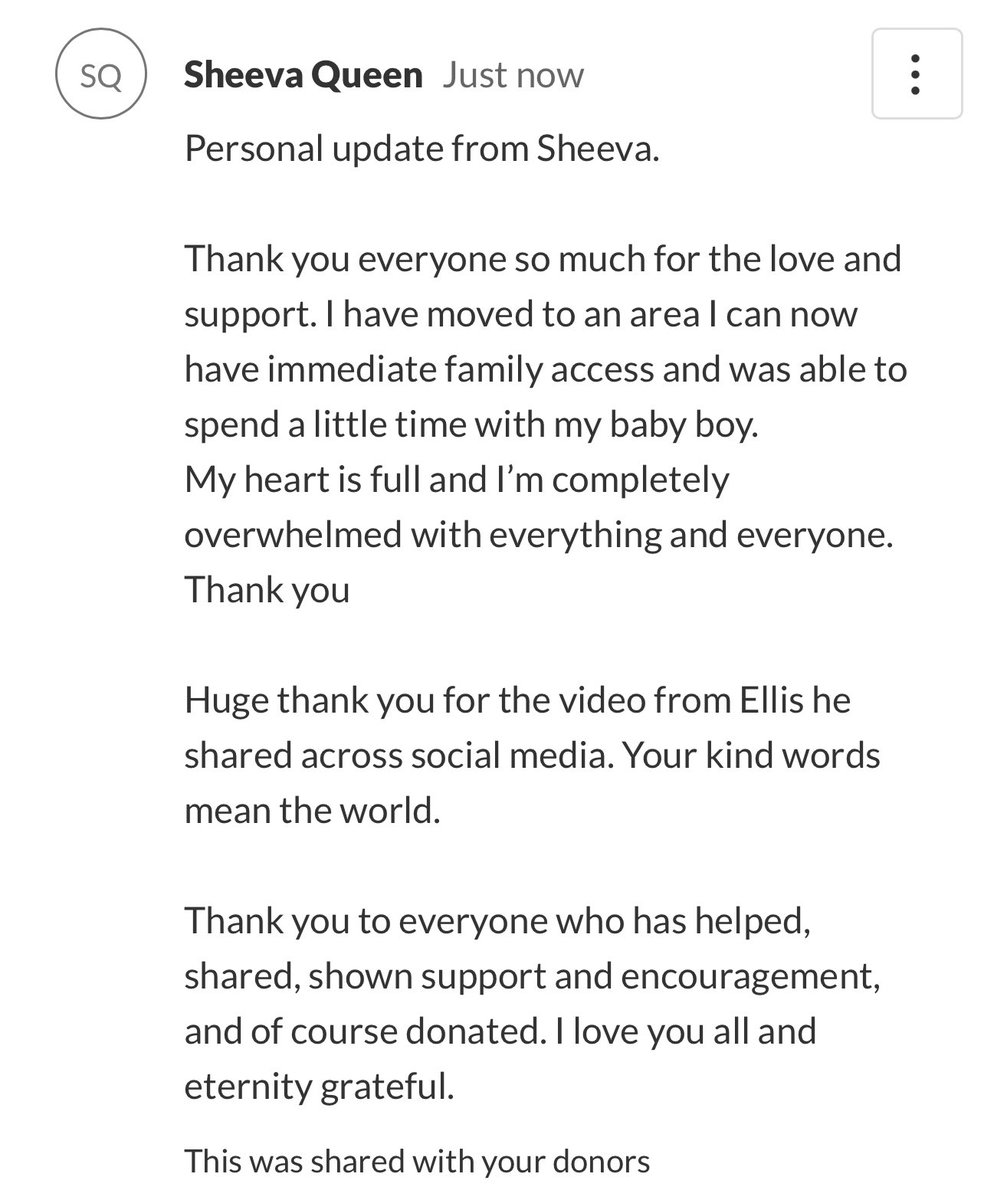My heart is full 💚🧸

Thank you everyone 💯🫶🏻🥺

gofund.me/8304707b

#supportsheeva #gofundme #linktreeinbio #donate #pancakes #mommywarrior #complications #medicaltreatment