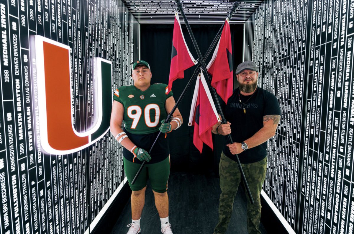 TKGeorge12's tweet photo. I had an incredible time visiting @CanesFootball ,meeting the incredible staff &amp; hearing what it’s like to be a Hurricane!Also thanks to my guy @lRaulAguirre 👊🏼💯@Velocity_XP @Velocity_LS @alonzohighsmith @CoachRumph16 @JasonTaylor @CoachJsalavea @RecruitGeorgia @ahsbucsfootball https://t.co/g8mq6pw9nH