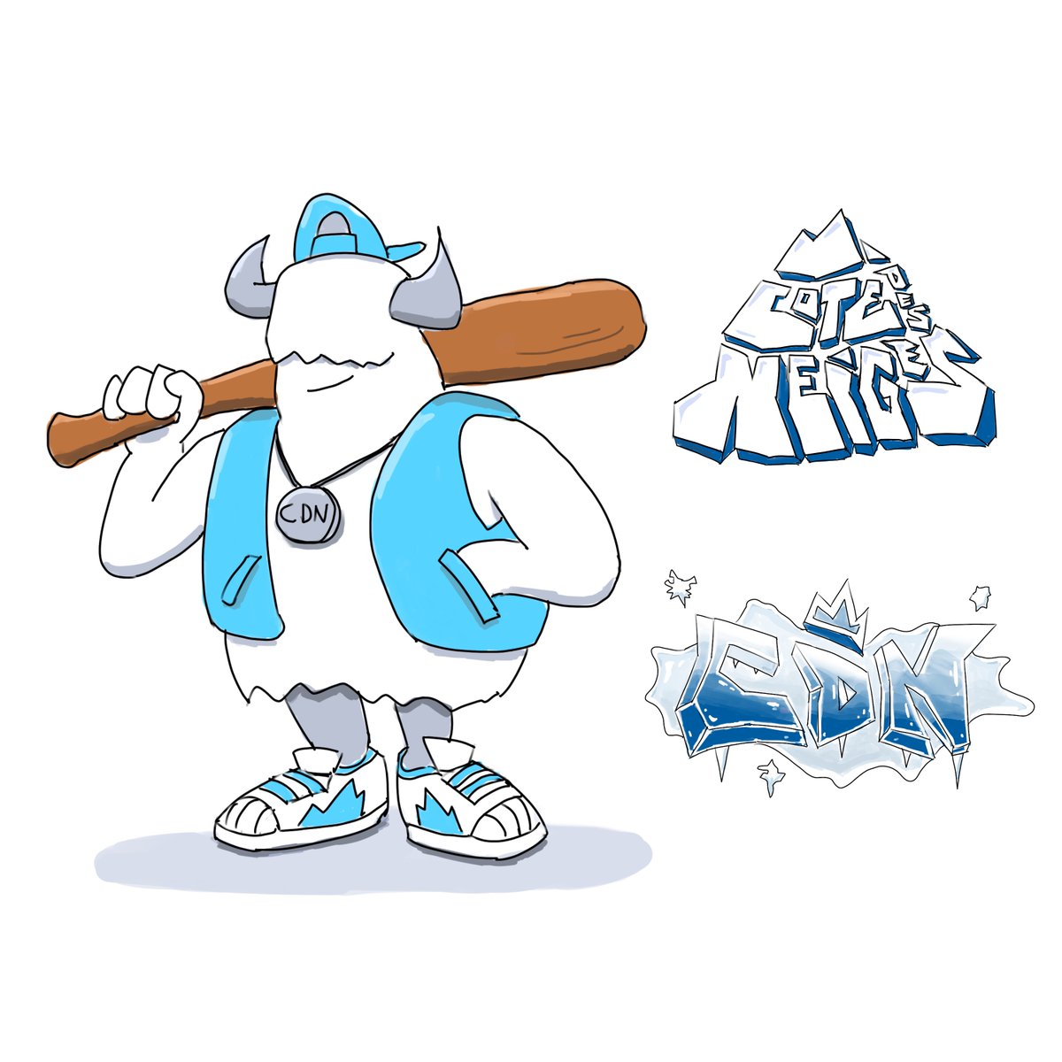 waso_one's tweet photo. Grew up in a neighborhood called Cote-des-Neiges, which can be roughly translated as snow hill. 

#characterdesign #visdev #graffiti #cdn #montreal #sasquatch https://t.co/WBR9iknBhT