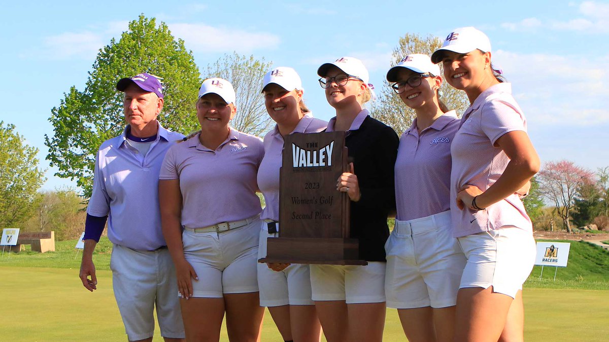 UEAthleticsGolf's tweet photo. Congratulations to the entire women's golf team for a job well done!  

➡️ 2nd-best team finish in program history
➡️ Third medalist for the Aces since 2017
➡️ 3rd top-five MVC finish in a row

⛳ #ForTheAces https://t.co/tHQUAkRXY8