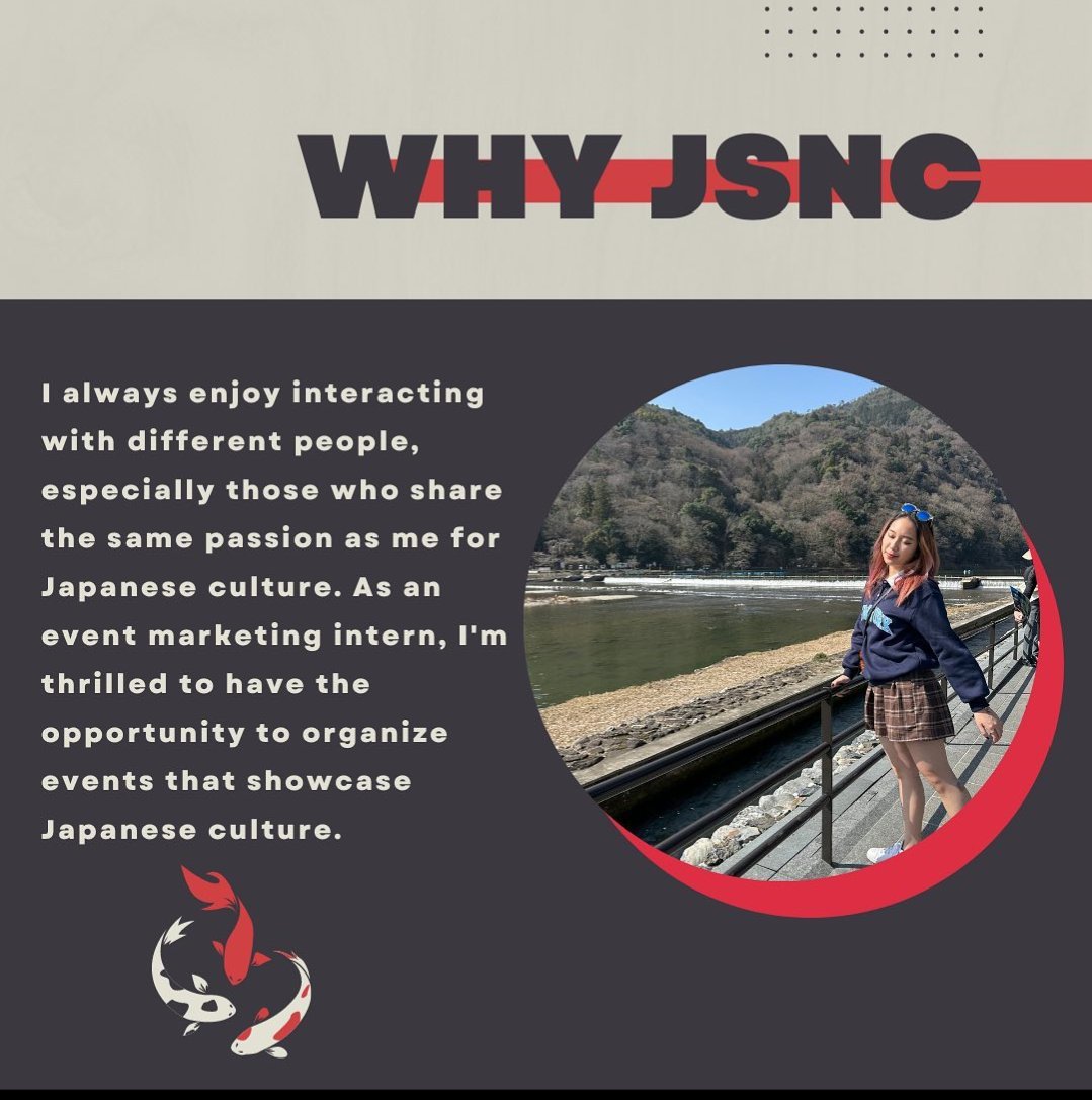 JapanSociety_SF's tweet photo. Welcome our not that new interns “Annie” who is obsessed with Japanese culture since she was a kid.
Now she can be more engaged in this Japan society and share it to people who live in Northern California!

#intern #JSNC #japanese #japansociety https://t.co/Hhkt7NNiLq