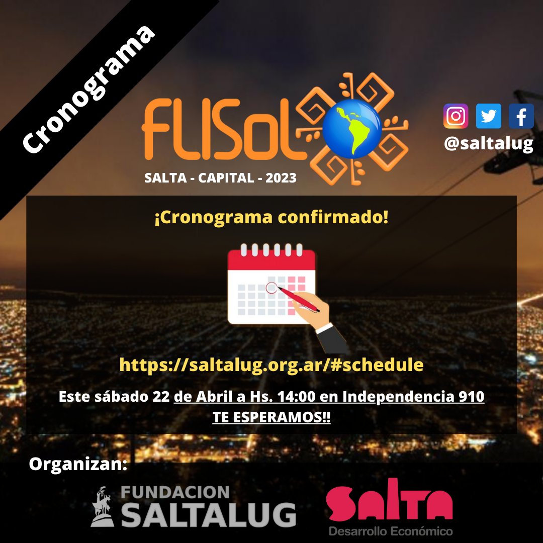 Comunidad SaltaLUG tweet media