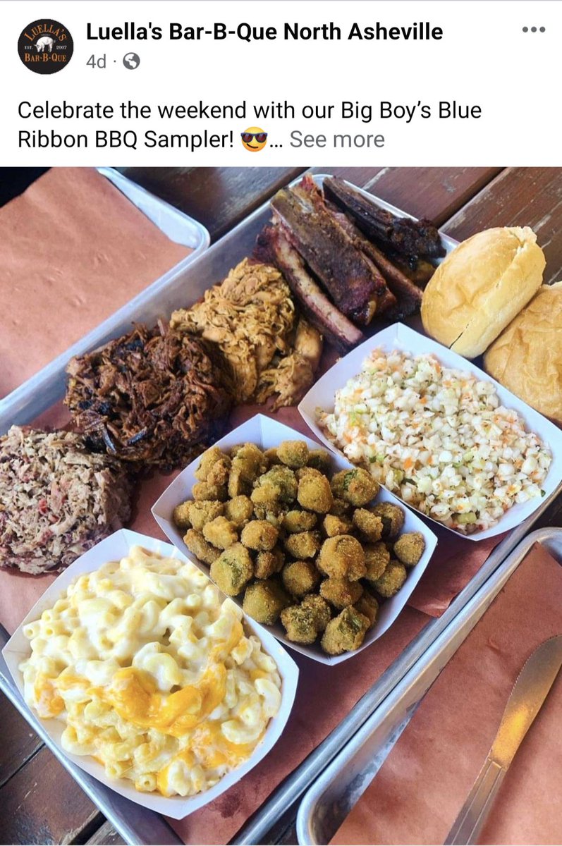 MarcusDuChemin's tweet photo. @terrancesavery Luella's Bar-B-Que https://t.co/9Djx9QIuBm