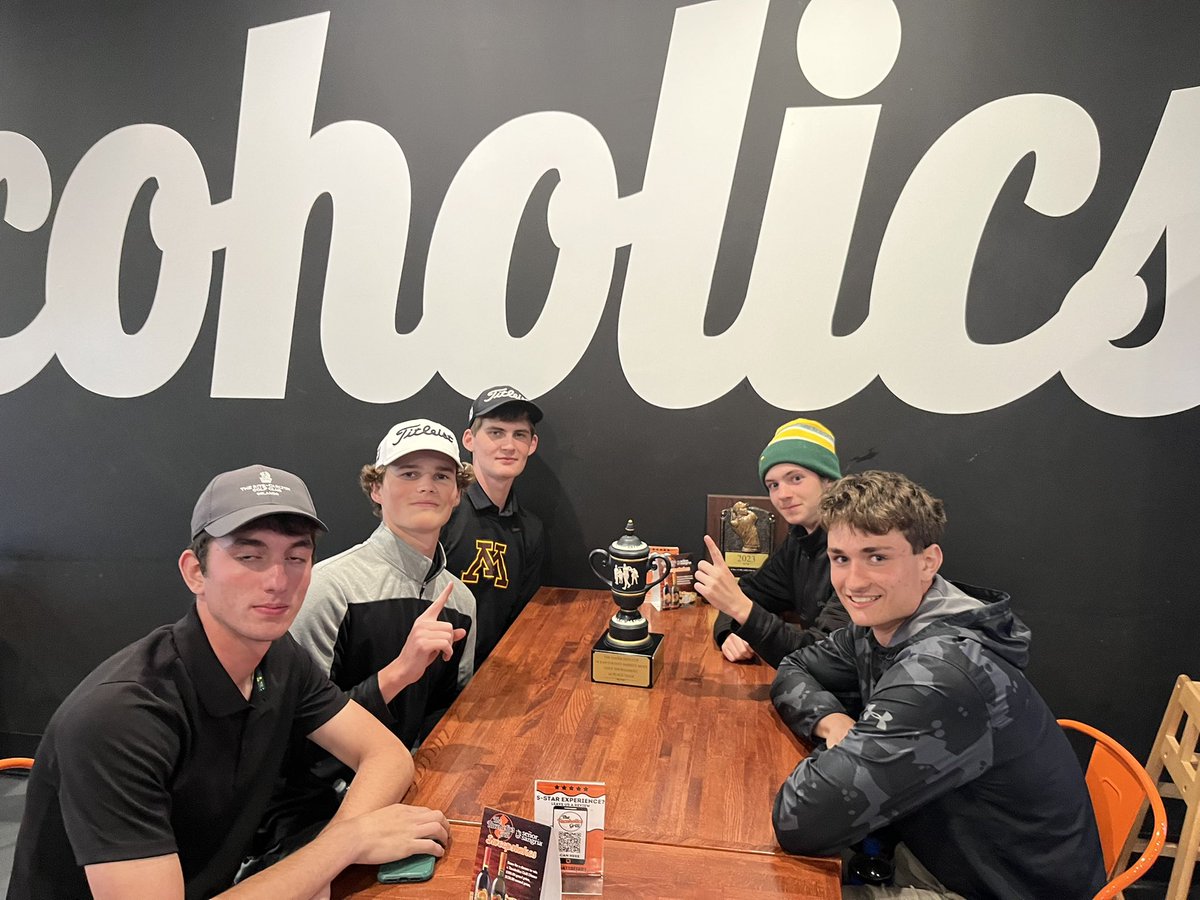BMStangsGolf's tweet photo. @pwalski1 @davalex76 @BMSTANGSports Tacos instead for the Champs. 🐎⛳️💪 https://t.co/VyPcZoEwO4