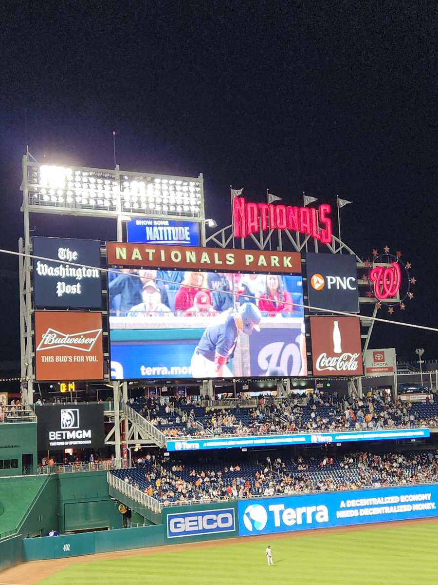 Sarah4Va's tweet photo. My first @Nationals game! https://t.co/rBmboErYqJ