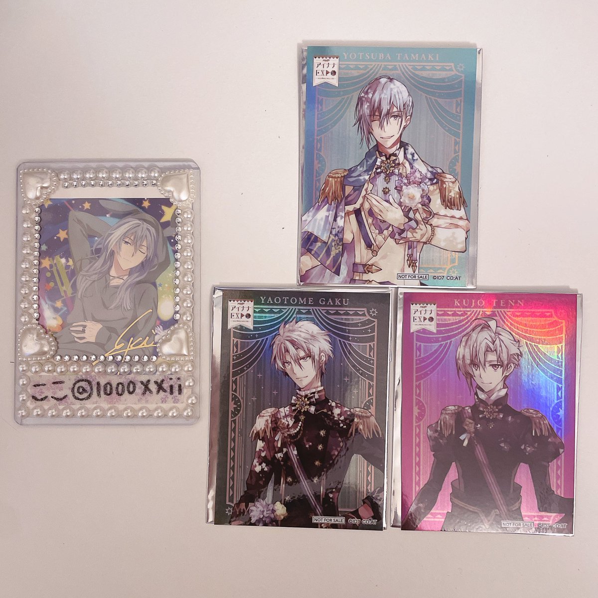 1000xxii's tweet photo. 【交換】アイナナ アイドリッシュセブン EXPO 特典 ホログラムステッカー

譲＊環、楽、天

求＊同種 千

郵送交換(池袋手渡し要相談)
検索からでもお気軽にお声掛けください❄️ https://t.co/Xgsa6OgYKZ