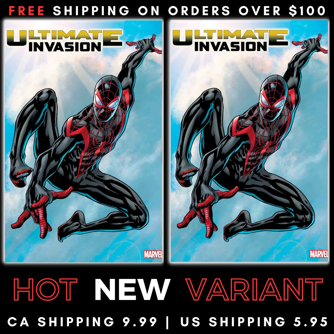 FOIL!!!? THIS IS A FOIL VARIANT.... i love me a good foil! be sure to order yours today at nerdpharmaceuticals.ca save up to 30% when you preorder on select titles from all publishers #marvel #ultimateinvasion #comics #nerdphrama