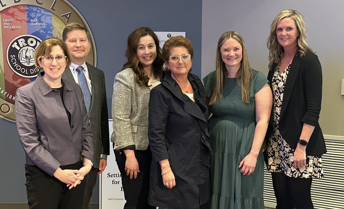 troyschools's tweet photo. Next, we recognized the work of two teachers at Leonard Elementary. ASD teacher Megan Murray and Literacy Specialist Nancy Haboush worked together to create an incredible adapted version of LLI intervention and the impact it has had on students in the ASD room. https://t.co/w5R5osHh8k