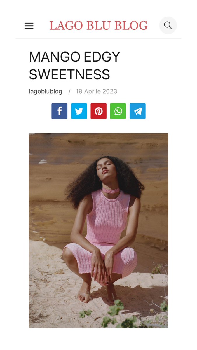 lagoblu's tweet photo. MANGO EDGY SWEETNESS.
I colori pastello sono i protagonisti dei capi primaverili della nuova capsule di #MANGO.
Giacche di lino, dettagli cut-out e abiti crochet compongono look femminili e contemporanei. @Mango
#LagoBluBlog
Leggi il post: https://t.co/iuf7hMcsDu https://t.co/msQYGXugSW