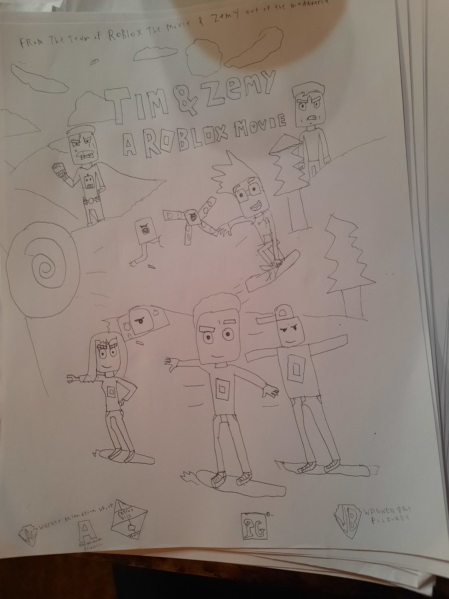 avinger_jr's tweet photo. New every posters of our crossover movie: Tim & Zemy: A ROBLOX Movie with @ZemyRBLX
It's inspired by Sonic movie 2 poster with snow โ ๐ ๐
#TimandZemy #AntonioAlfonzoProduction #SketchyBlixProductions #WarnerBros #WarnerAnimationGroup #Robloxart #Drawing #sketchart https://t.co/5igHRJYAG5