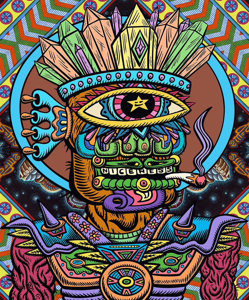 I will give away a free <a href="/GalakticGangNFT/">Galaktic Gang</a> on 4/20 if the project hits 1,800 $ETH Secondary Volume by the end of the day Thursday!! Winner will go to someone who likes and retweets this 🙏💜