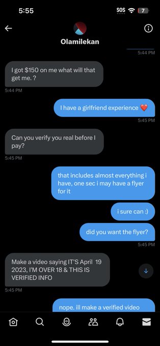 LADIES / sex workers / adult content creators (especially newer creators) ‼️Be aware of people messaging<a href="/tag/comfy"class="tags"><span>#comfy</span></a><a href="/tag/newprofilepic"class="tags"><span>#newprofilepic</span></a>