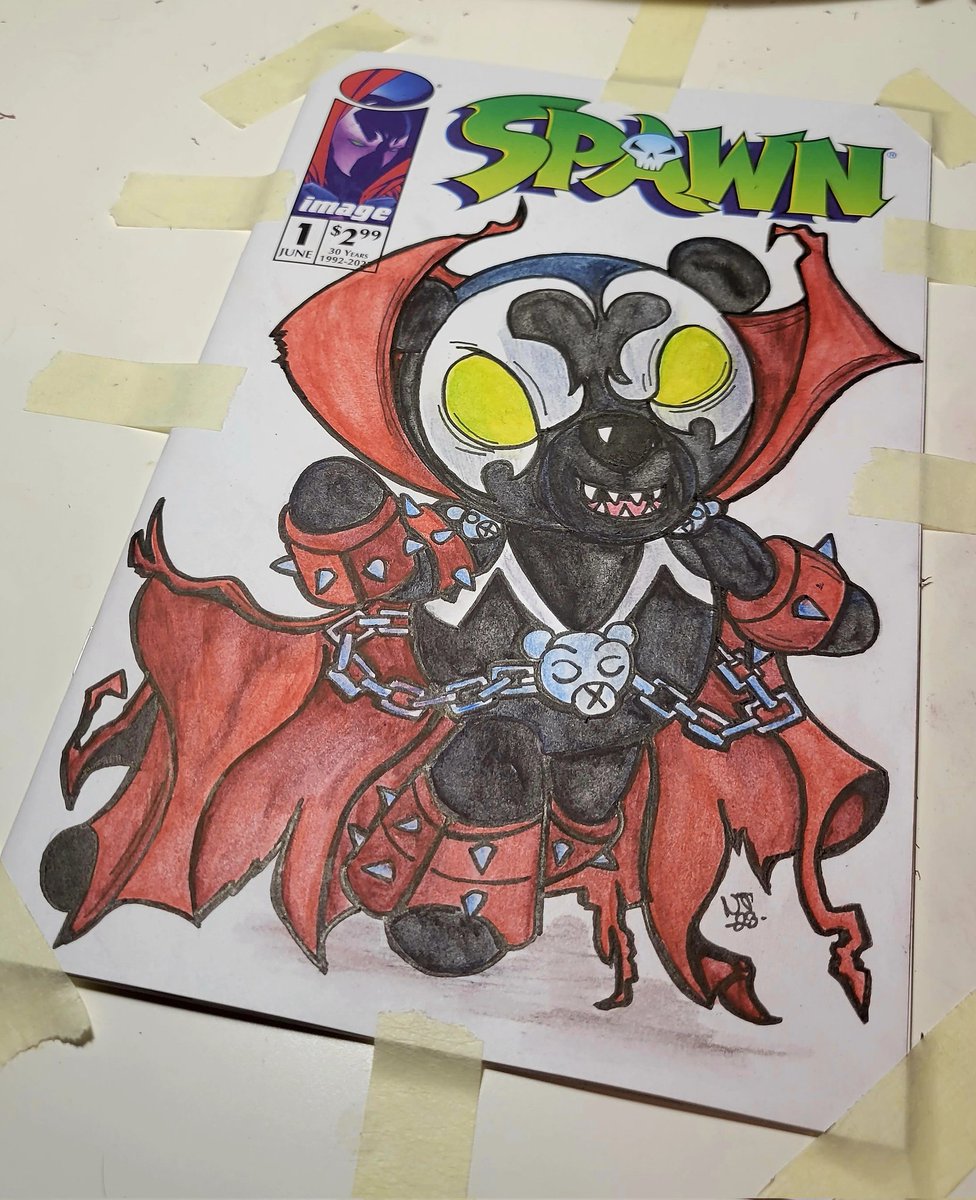 alt_world's tweet photo. Spawn #sketchcover completed. You will be able to pick up this art at Booth I11 at @4statecomiccon 👍
#comics #spawn #art #comicbooks #mashup @ComicsWorldPA #fourstate https://t.co/aTRUCsiaGd