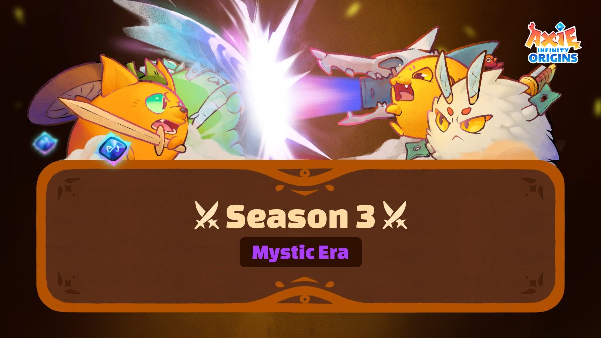 AxieInfinity's tweet photo. 2 hours and 20 minutes left in Origins Season 3!

Push hard ⚔️🛡️ https://t.co/7tBIZlIVMy