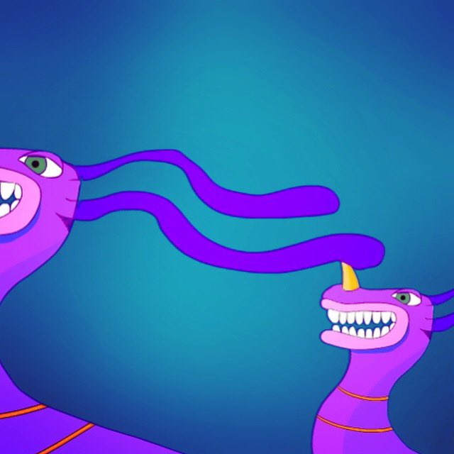 coreytoons's tweet photo. Dragon #motiondesign and baby https://t.co/epcXEsngPB