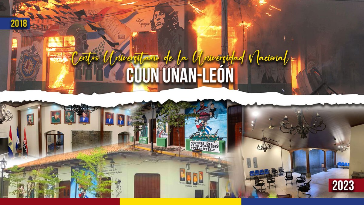 *El Amor venció al odio… Y la Muerte, #LaPazNuestraVictoria por más restituido el Derecho. #UVDenisSilva
#LeonRevolucion
noticias.unanleon.edu.ni/el-amor-vencio…