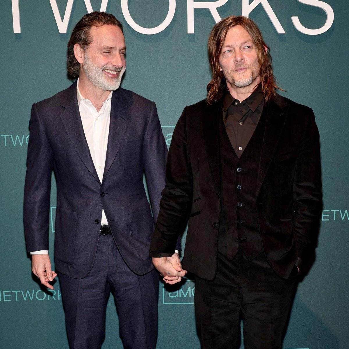 Farfadette12's tweet photo. Andy & Norman ❤️ #Leedus #TWDFamily https://t.co/F87xTb6uMb