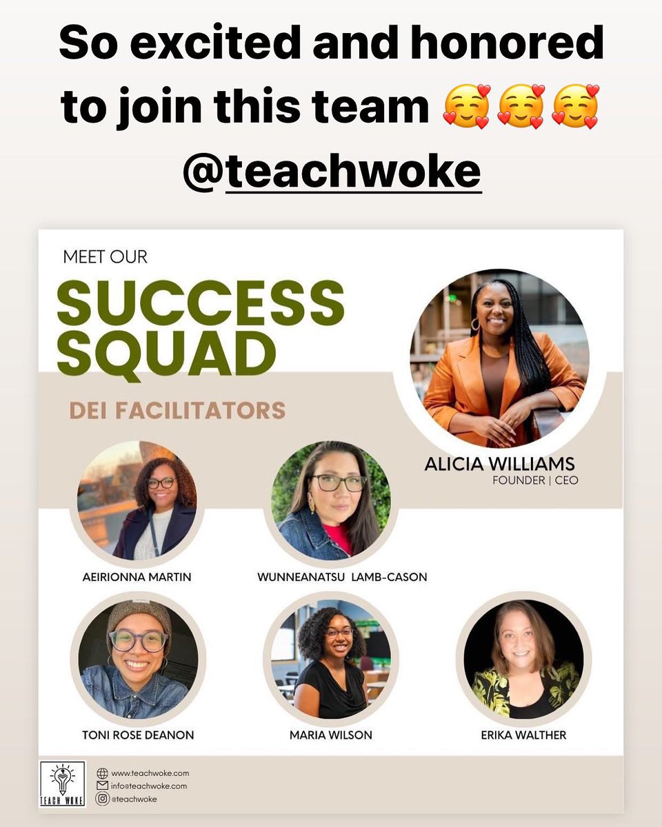 Cannot wait to get started on this team!!! #dei #professionaldevelopment #teachertwitter #teaching