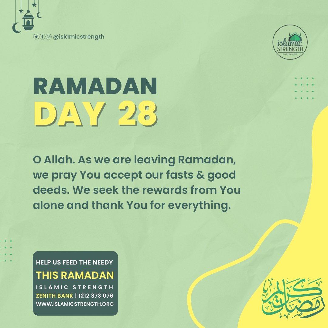 #Ramadan Day 28