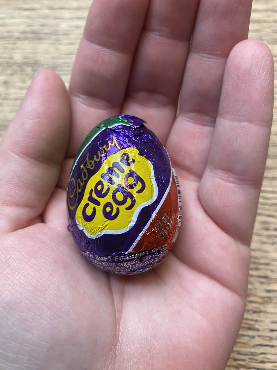 JamieToepel's tweet photo. There is almost no joy as pure and wonderful as a Cadbury Egg 🥰 https://t.co/OGMyg94Qle